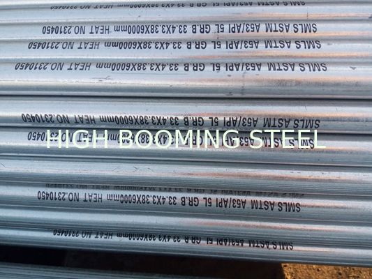 A53GR.B galvanizó los tubos inconsútiles del carbono del proveedor de BORUN