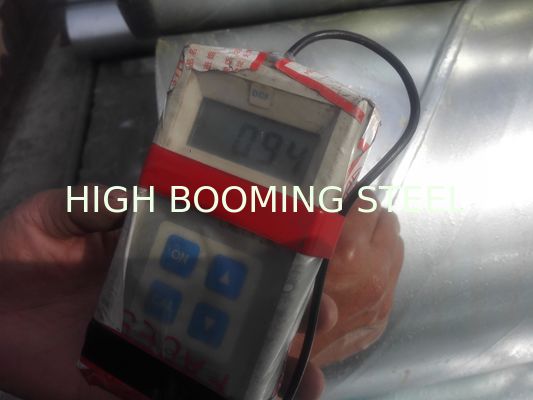Tubos de acero del espiral caliente de la galvanización ISO1461 con tamaño grande