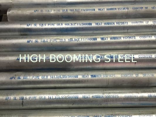 Tubos inconsútiles galvanizados calientes del API 5L GR.B PSL1 con los hilos y los acoplamientos