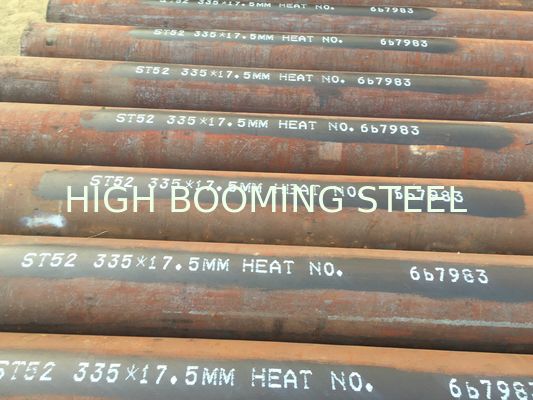 Tubos sin soldadura laminados en caliente ST52 con la longitud fija los 4m para el uso speical de China Borun