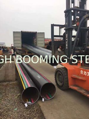 Tubería de acero soldada con autógena negro suave de la CLASE 22 de ASTM-A672 GR C70 de Borun