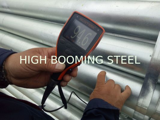 tubos inconsútiles del carbono de la canalización vertical con la galvanización caliente