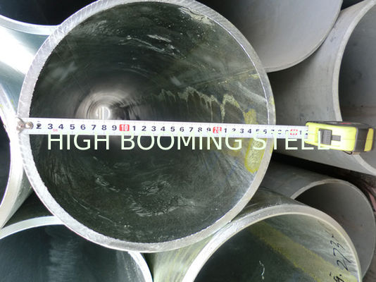 Tubos de acero del espiral caliente de la galvanización ISO1461 con tamaño grande